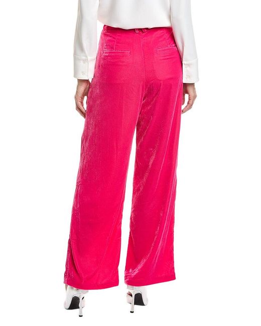 Staud Pink Luisa Pant