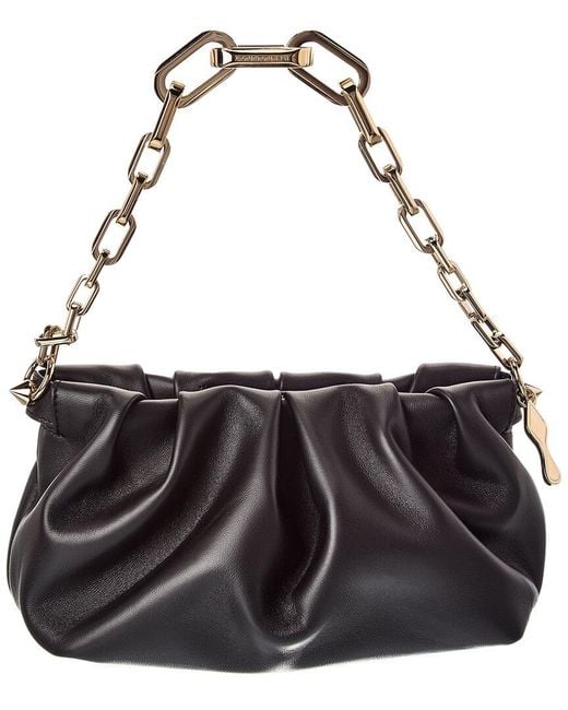 Christian Louboutin Black Eva Small Leather Pouchette
