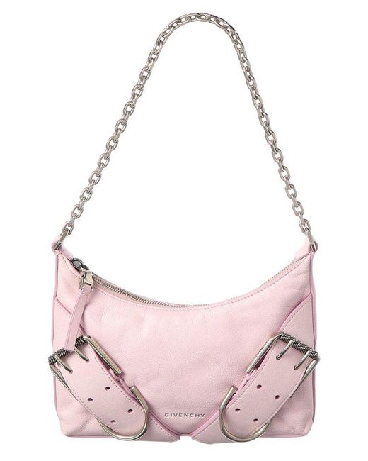 Givenchy Pink Voyou Leather Shoulder Bag
