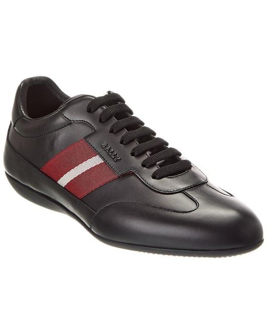 Bally Brown Haldin Leather Sneaker for men