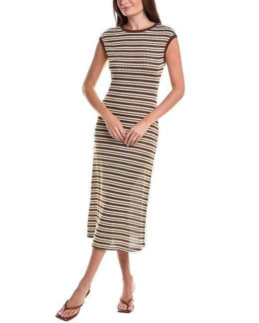 IPPONELLI Brown Midi Dress