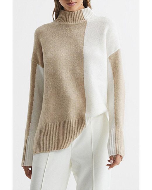 Reiss Natural Gaia Wool-blend Sweater