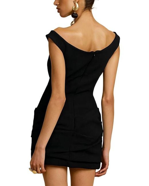 LEON GORI Black Mini Dress