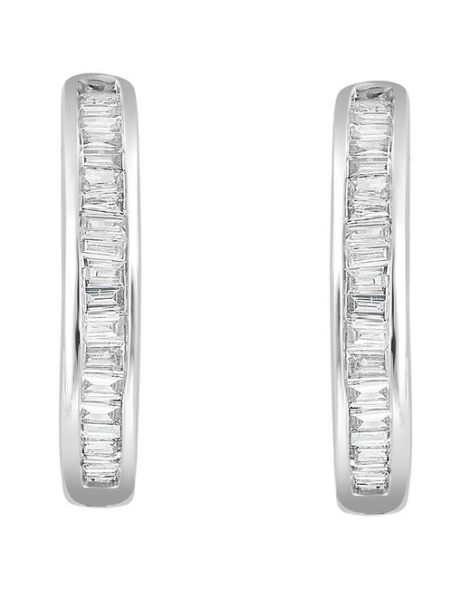 Effy Fine Jewelry White 14K 0.47 Ct. Tw. Diamond Earrings
