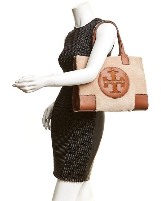 ella small shearling tote