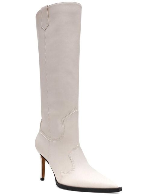 Steve Madden White Lanza Boot