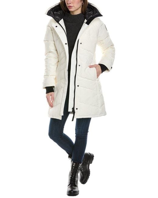 Canada Goose Lorette Down Parka in White Lyst UK