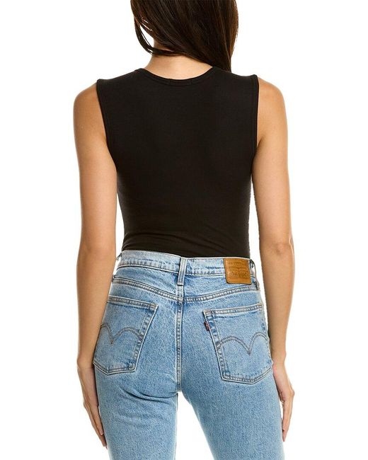 ATM Black Rib Bodysuit