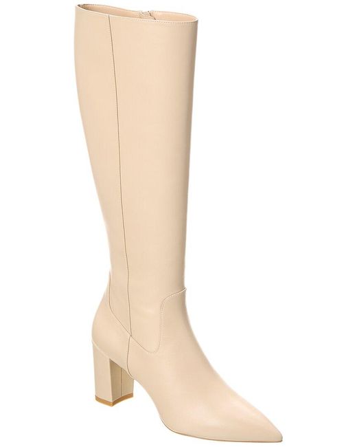 Stuart weitzman beige best sale boots
