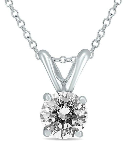 True Diamond White 14k 0.75 Ct. Tw. Diamond Necklace
