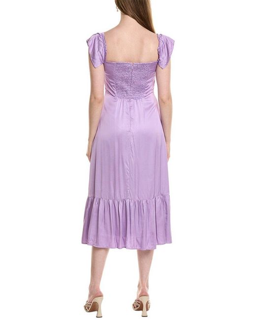 JLuxe Purple Midi Dress