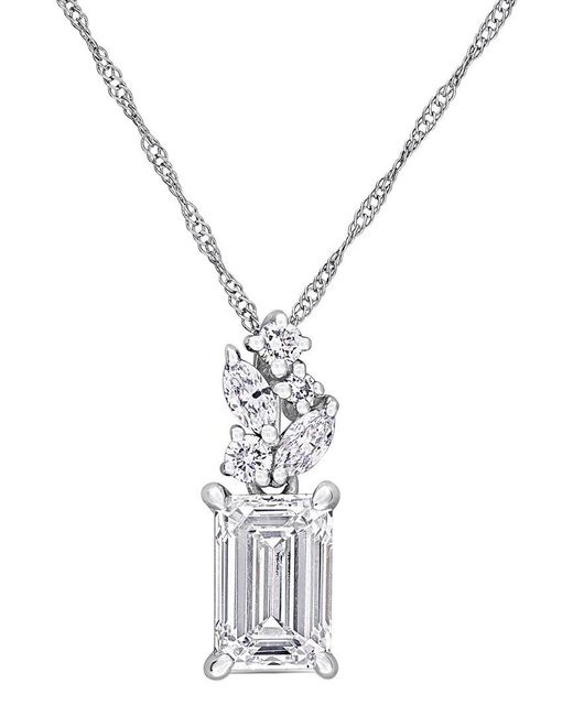 Lab Grown Diamonds Metallic Created Forever 14K 1.71 Ct. Tw. Lab-Grown Diamond Statement Necklace