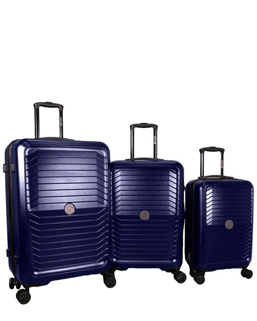 Roberto Cavalli Carbon Fiber 3pc Expandable Luggage Set in Blue Lyst