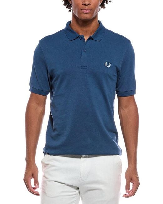 Fred Perry Blue Polo Shirt for men