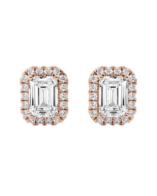 Lab Grown Diamonds Multicolor 14k Rose Gold 3.50 Ct. Tw. Lab-grown Diamond Studs