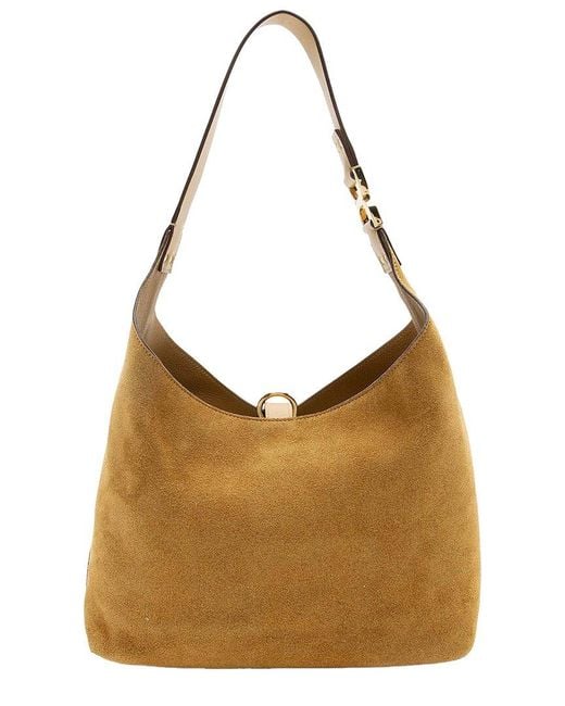 Chloé Brown Suede Marcie Small Hobo (Authentic Pre-Loved)