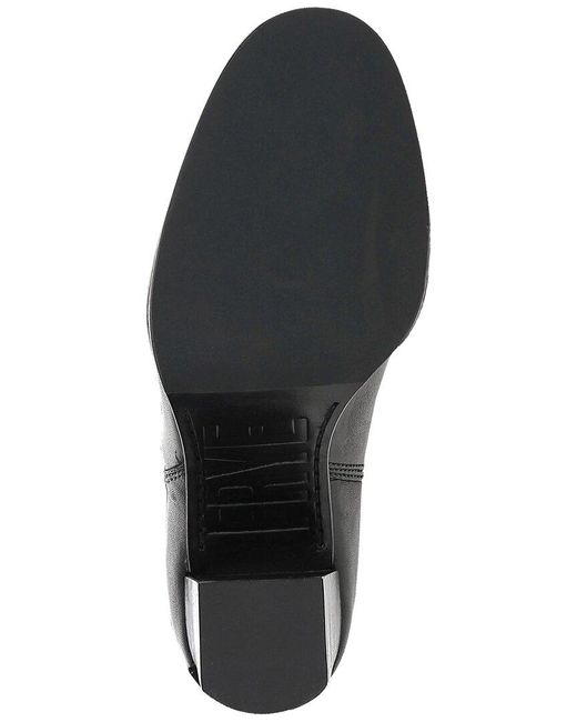 Frye Black Alex Heavy Zip Leather Boot