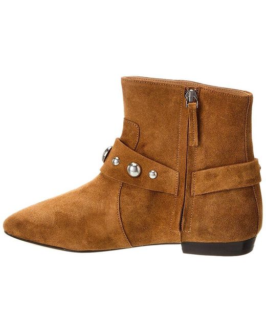 Isabel Marant Brown Siago Suede Bootie