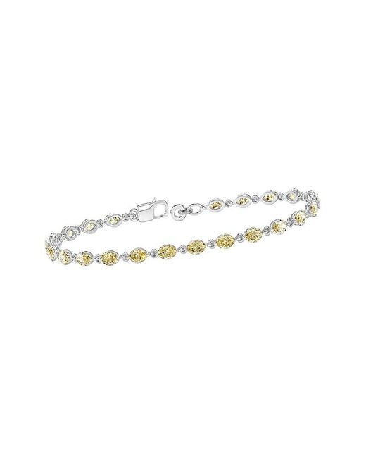 Lab Grown Diamonds White 14K 3.22 Ct. Tw. Lab-Grown Diamond Tennis Bracelet