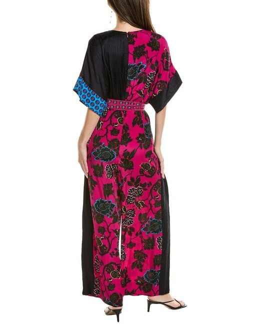 Diane von Furstenberg Red Rinna Jumpsuit