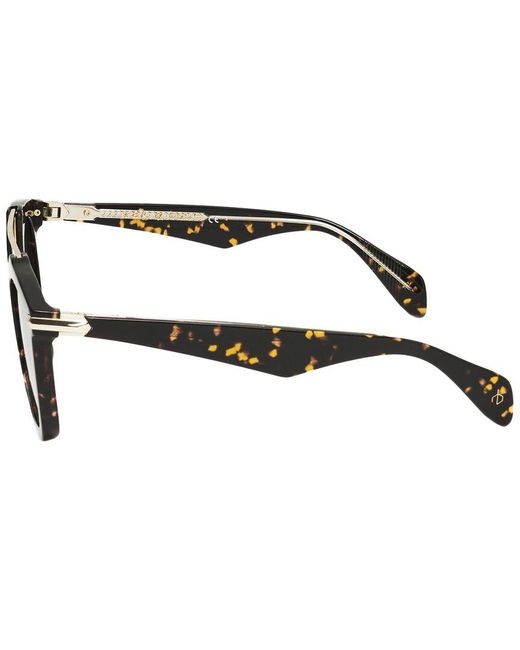 Rag & Bone Black Rnb1005 50mm Sunglasses