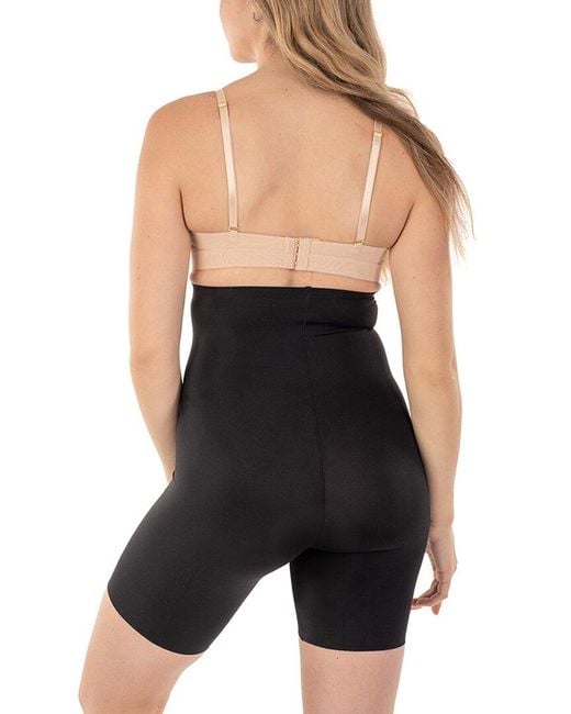 Body Beautiful Black Extra High Waist Long Boy Leg Shaper