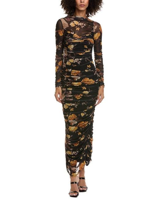 Bardot Women's Green Veria Mesh Maxi Dress - cruiseboatoman.com