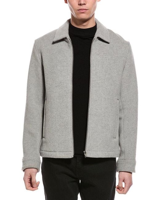 Theory Gray Wyatt Wool Jacket for men