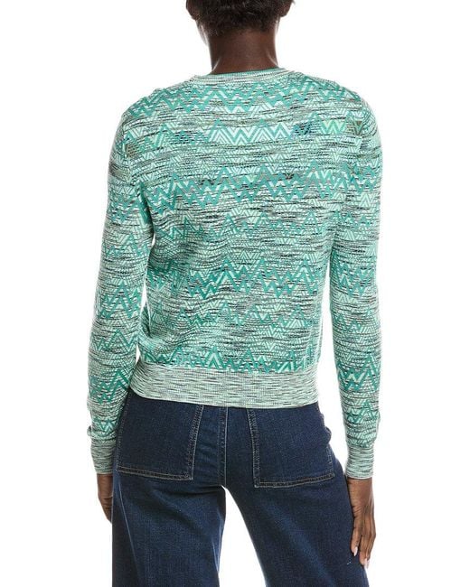 Missoni Blue Textured Sweater