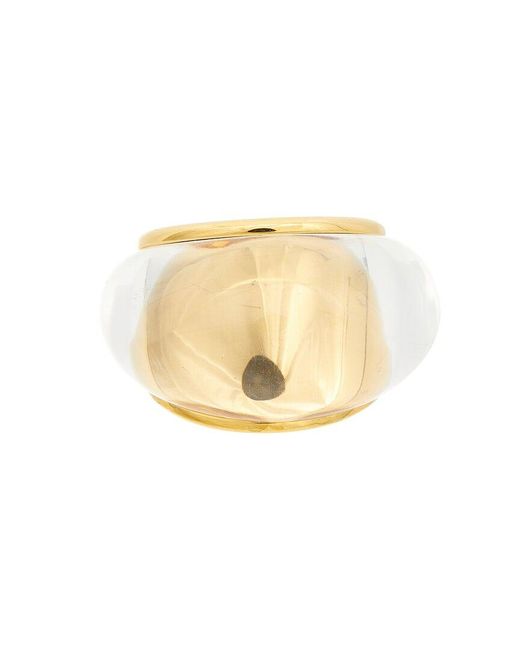 Saint Laurent Natural Bumpy Ring