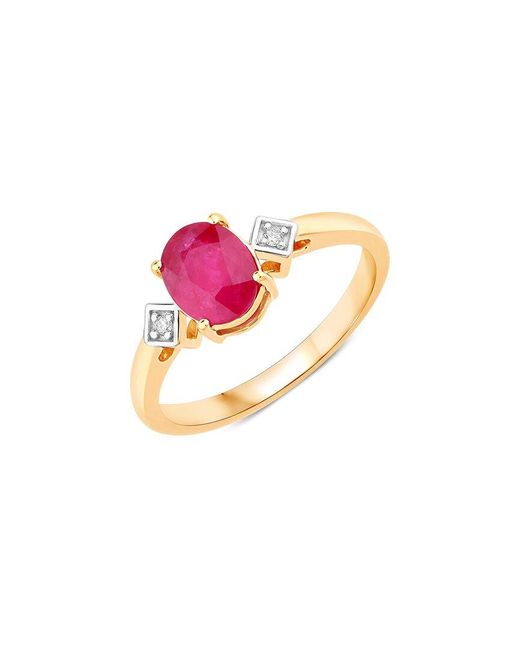 Diana M Pink 14K 1.22 Ct. Tw. Diamond & Ruby Ring