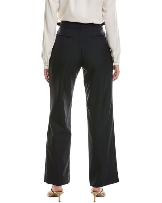 Officine Generale Black Ilenia Wool Pant