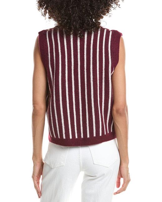 ANNA KAY Red Maniner Top