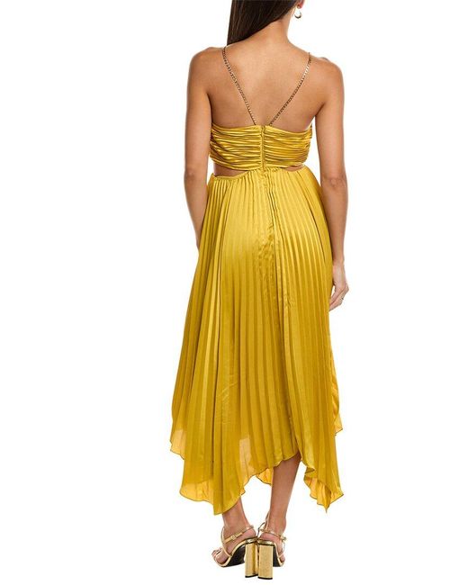 AIIFOS Yellow Evie Maxi Dress