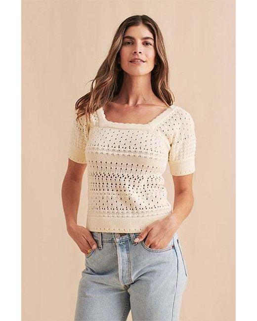 Faherty Brand Natural Leandra Sweater