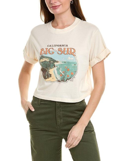 Girl Dangerous Gray Big Sur Frame T-shirt