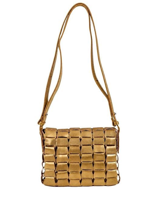 Dragon Diffusion Metallic Link Pochette Leather Tote