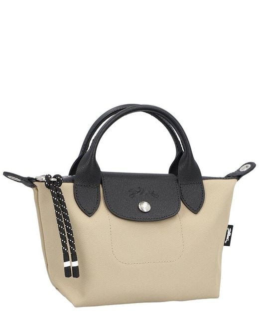 Longchamp Blue Le Pliage Collection Canvas Crossbody
