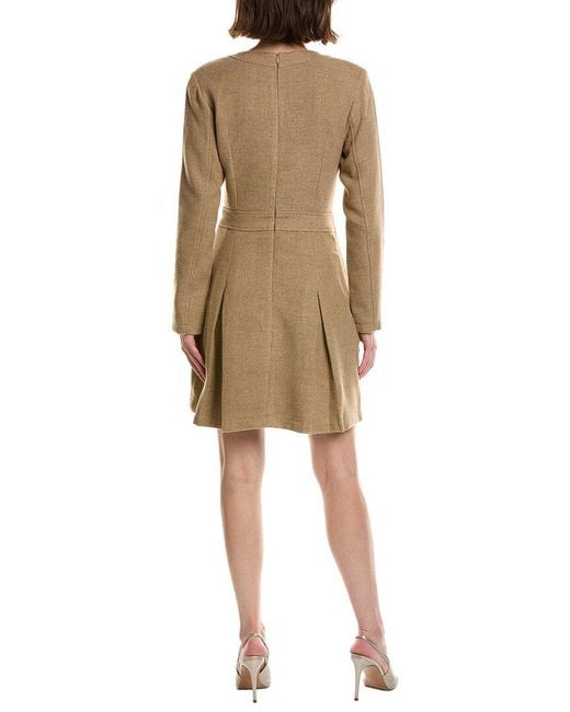 Pascale La Mode Natural Long Sleeve Mini Dress