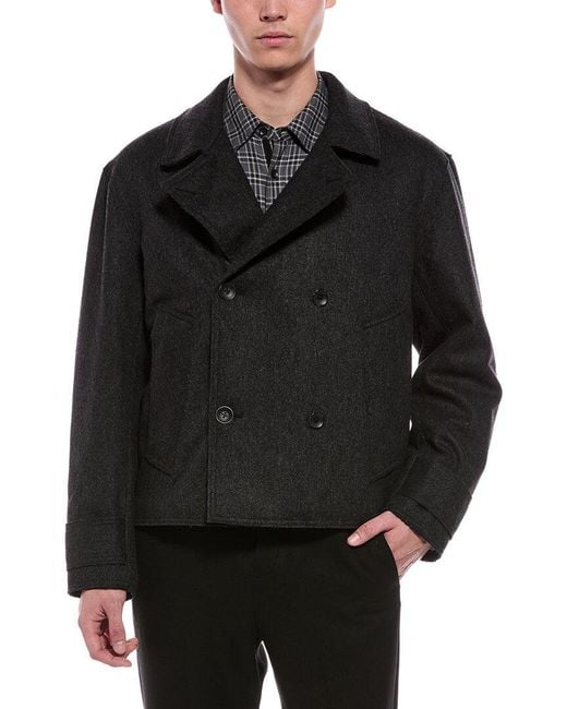 Rag & Bone Black Eddy Wool-Blend Jacket for men