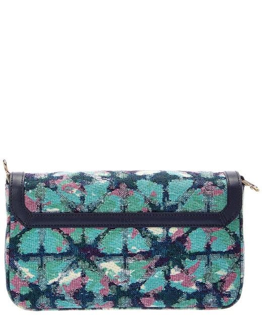 Furla Blue Iride Small Crossbody