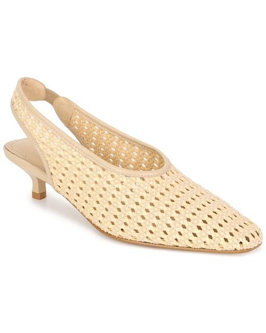 Tiffany & Fred Paris Natural Leather Pump