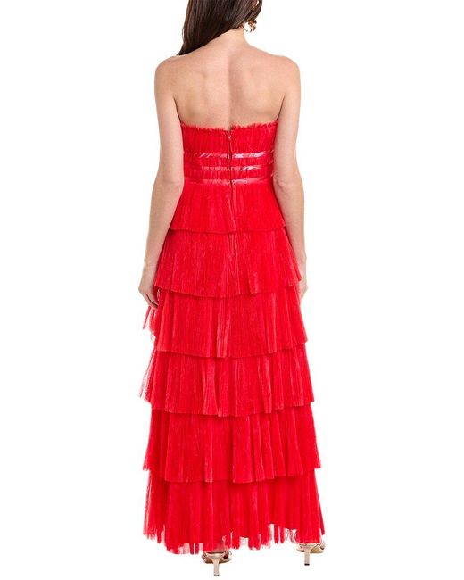 Hutch Red Evi Gown
