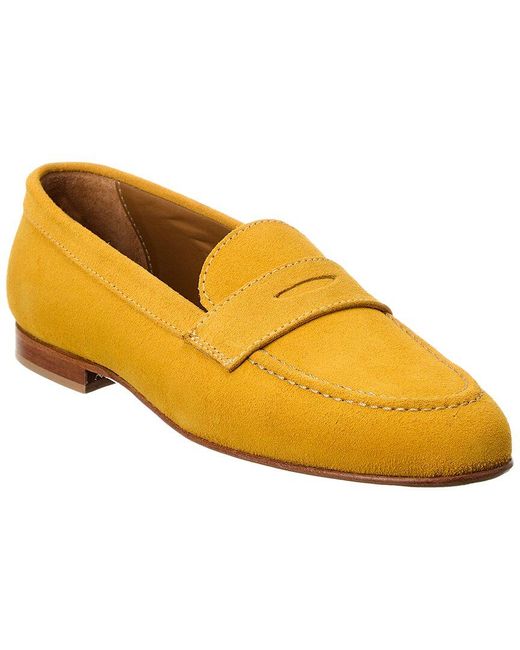 Alfonsi Milano Yellow Simona Leather Loafer