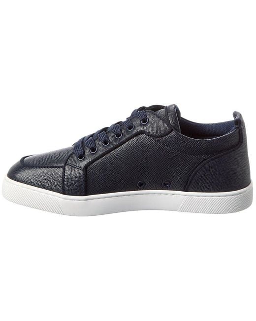 Christian Louboutin Blue Rantulow Orlato Leather Sneaker for men