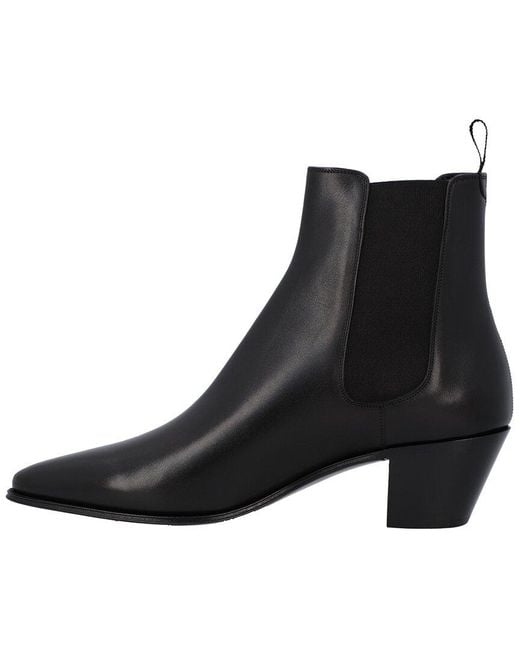 Céline Black Leather Boot for men