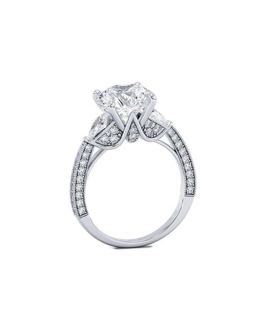 Lab Grown Diamonds White 14K 4.00 Ct. Tw. Lab-Grown Diamond Ring
