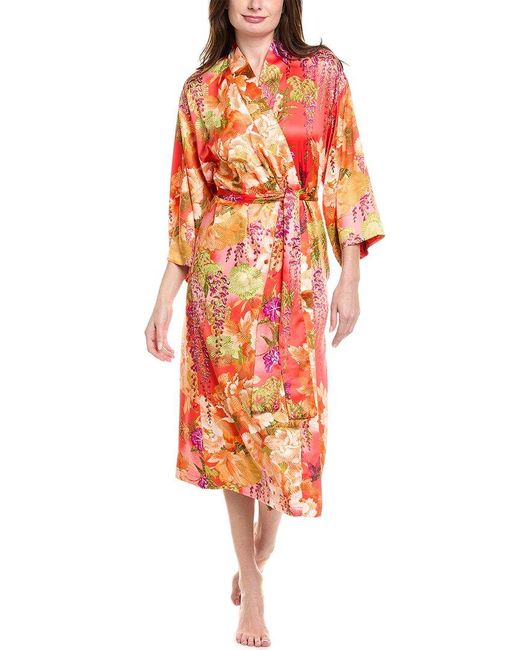 Natori Red Wisteria Garden Robe