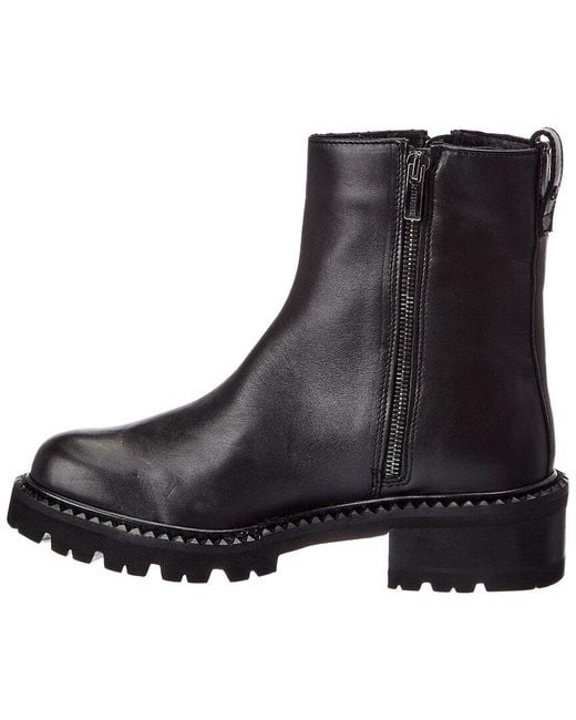 La Canadienne Black Crew Leather Bootie