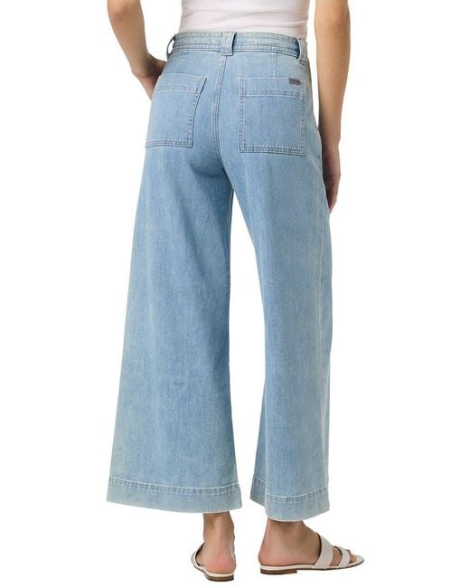 Joe's Jeans Blue Trouser Wide Leg Ankle Jean